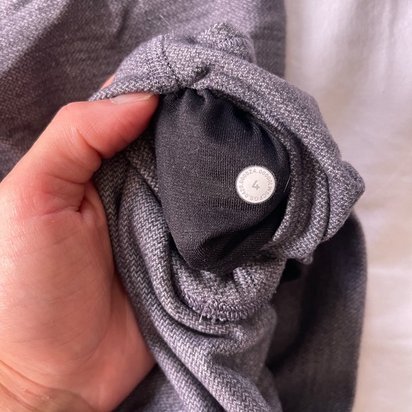 NWOT Lululemon Align Pant Mini Heathered Herringbone Heathered Black 4 - Picture 10 of 10